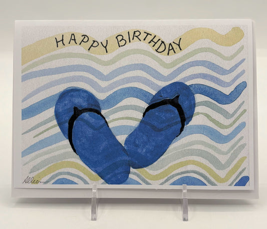 Birthday Flip Flops Card