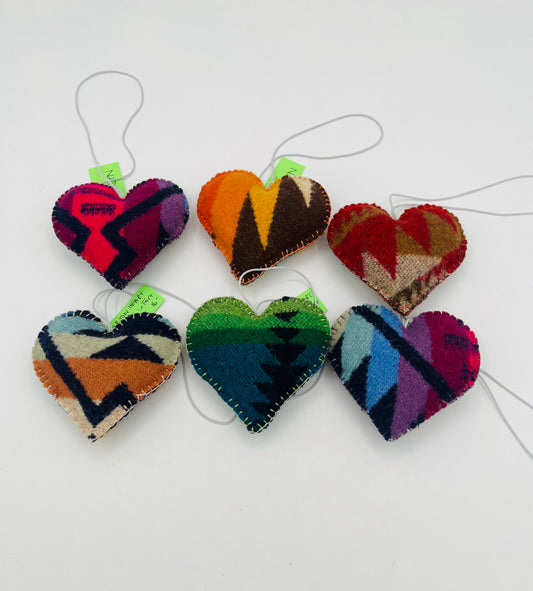 Pendleton Heart Ornament