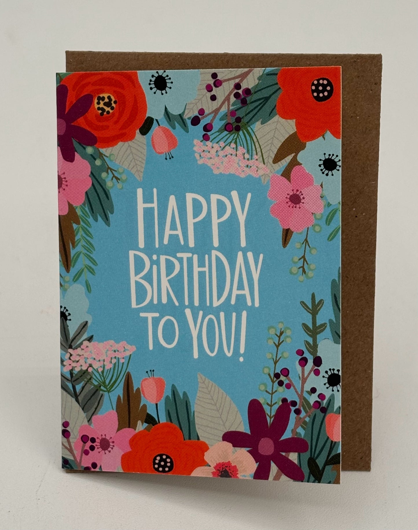 Mini Floral Birthday Card