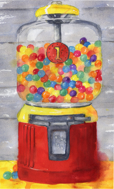 Birthday Gumball Card