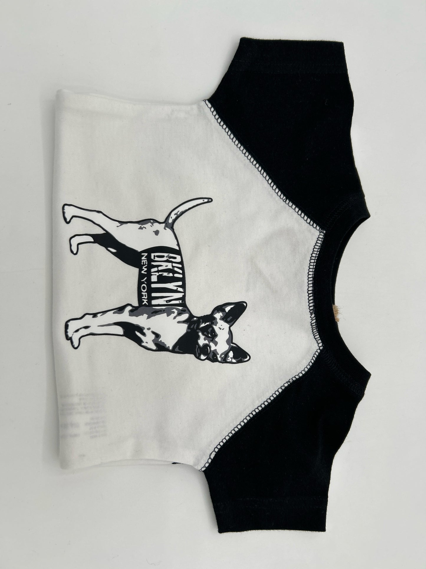 Brooklyn Dog Onesie Black/White Size 6M