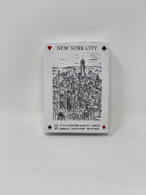 New York City Hand Illustrated Playing Cards