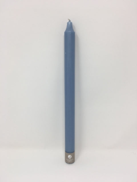 12" Prairie Blue Taper Candle