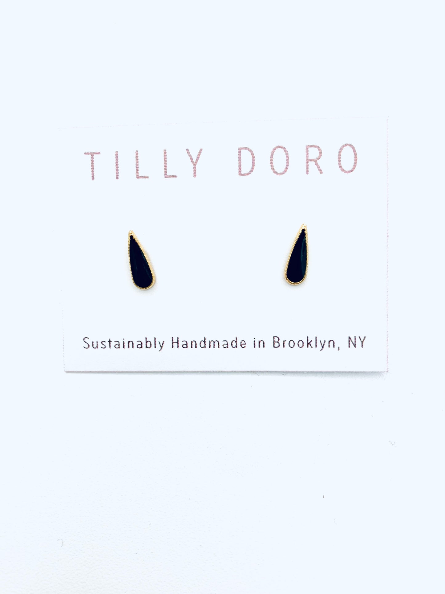 Black Drops Studs