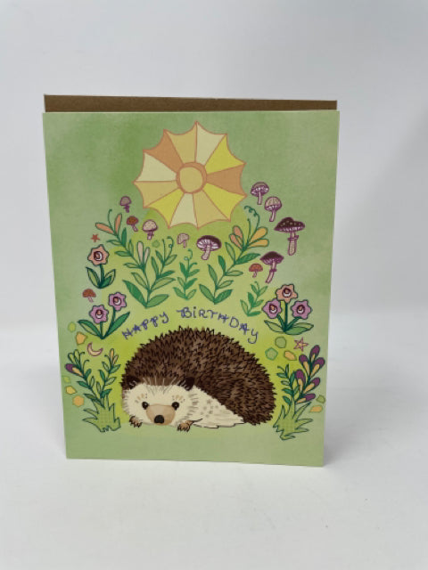 Hedgehog In The Sun Birthday Card