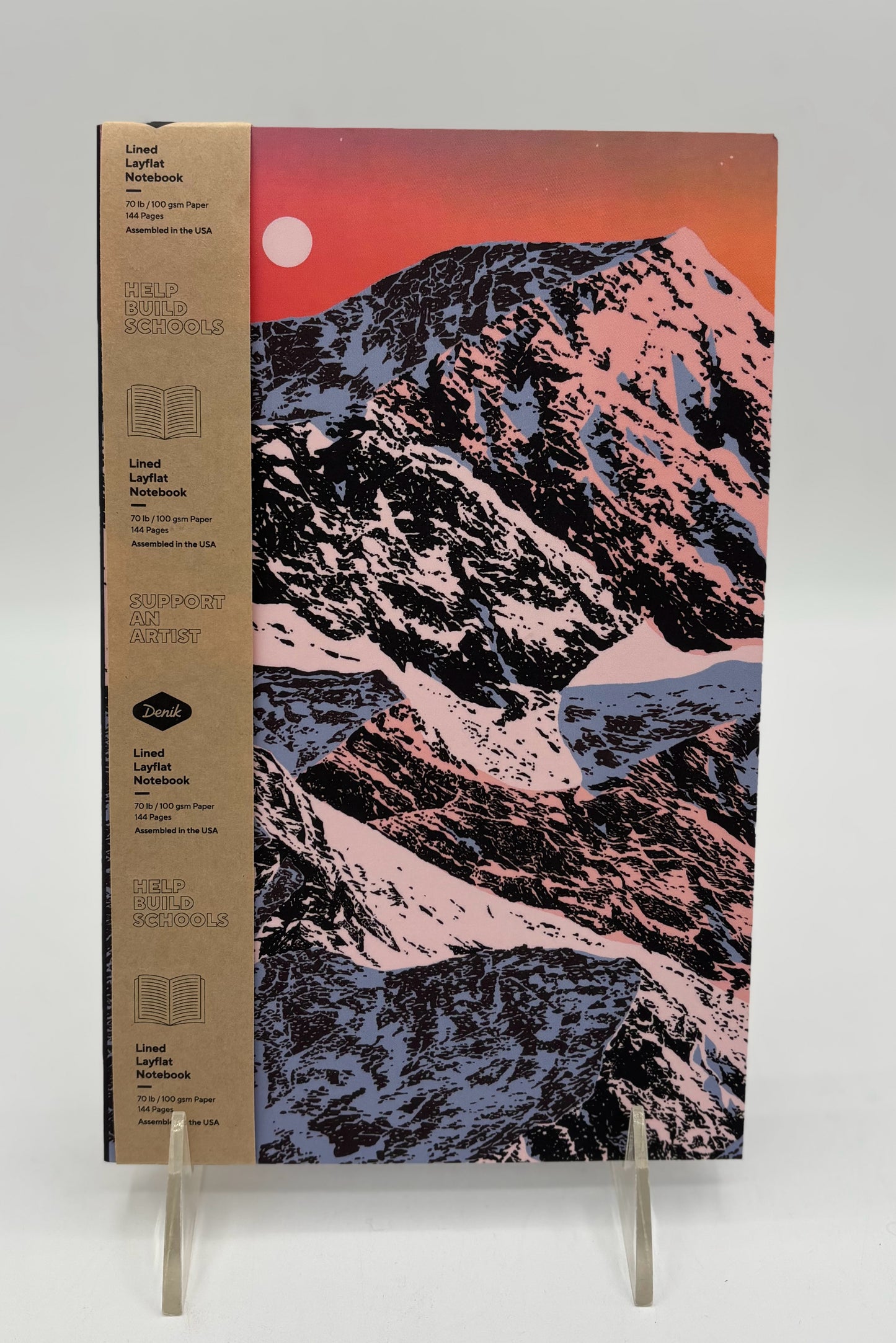 Sunset Mountain Layflat Notebook