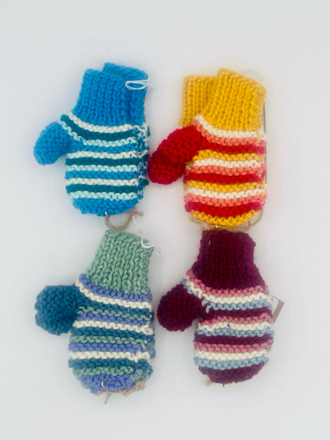 12-24 M Acrylic Stripe Mittens