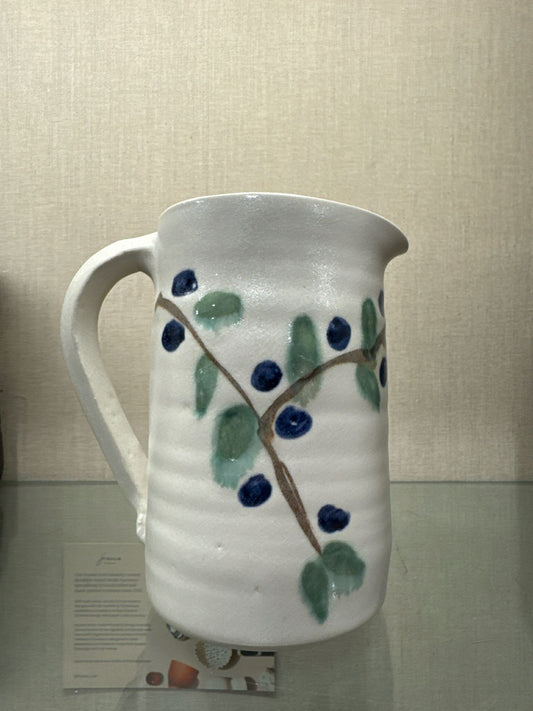 Porcelain Pitcher With Berries
