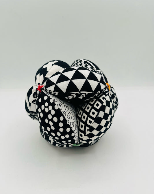 Happy Ball and Bag - Black and White