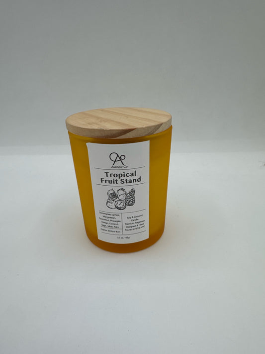 Tropical Fruit Stand Candle