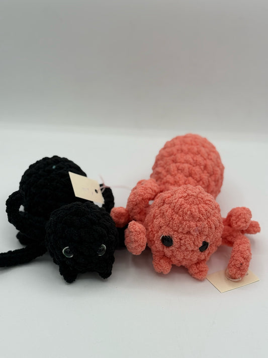 Crocheted Spiders