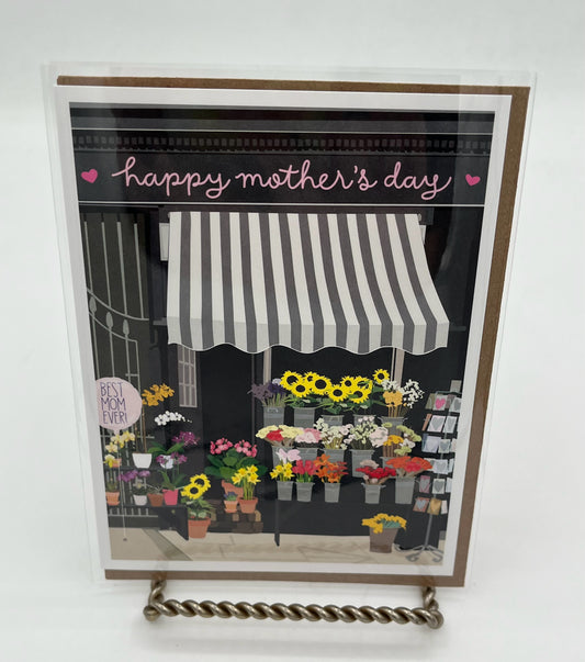 Flower Shop Birthday Card
