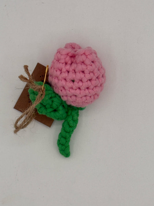 Crochet Pink Tulip