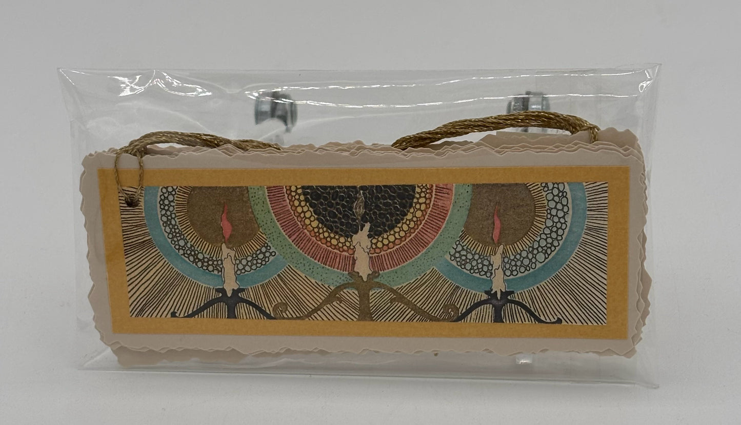 Candle Trio 10 Christmas Gift Tags