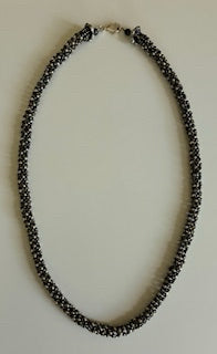 Gunmetal and Silver Necklace