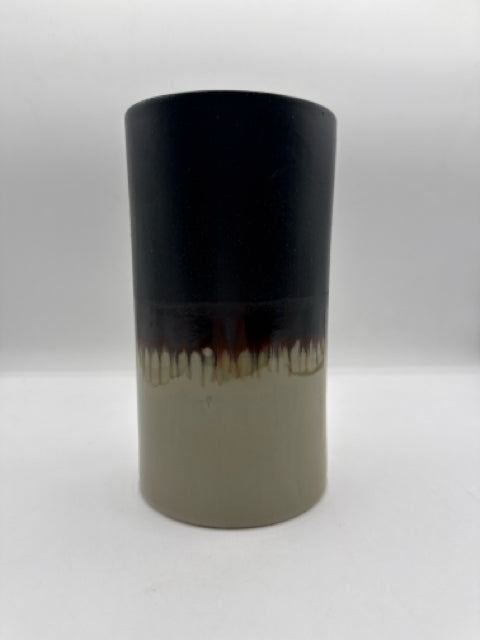 Assorted Multi-toned Extra Large Cylinder Porcelain Vase