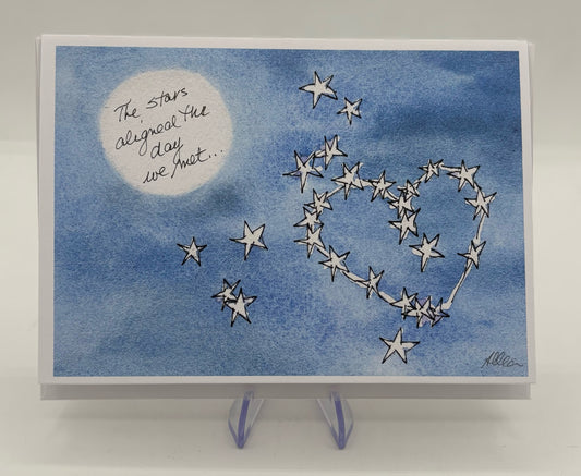 Stars Align Valentine's Card