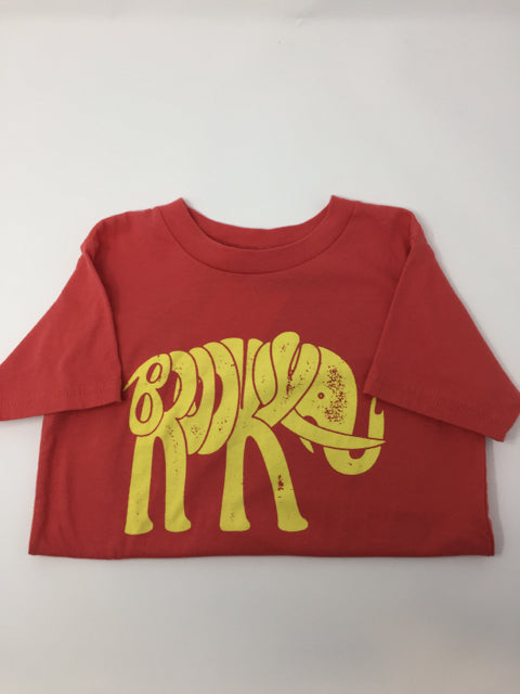 6 Y Coral & Yellow Elephant  T-Shirt