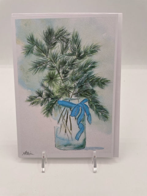 Blue Vase Card