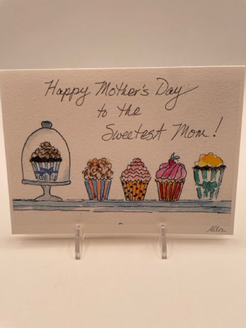 Mother's Day Cupcakes Card