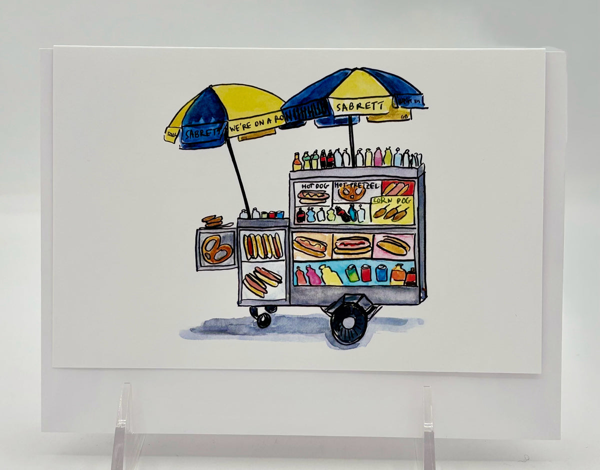 Hot Dog Cart Card