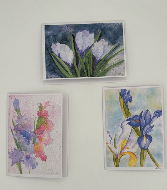 Assorted Spring Flowers Card
