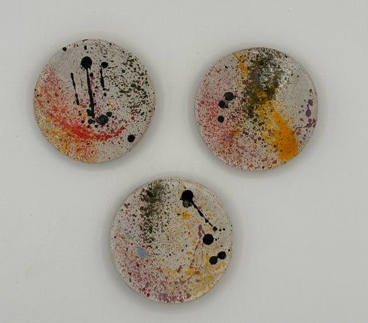 Paint Splattered Trinket Dish