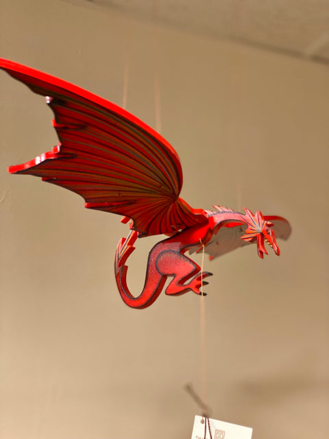 Welsh Dragon Flying Mobile