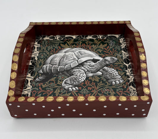 Trinket Tray with Tortoise Design
