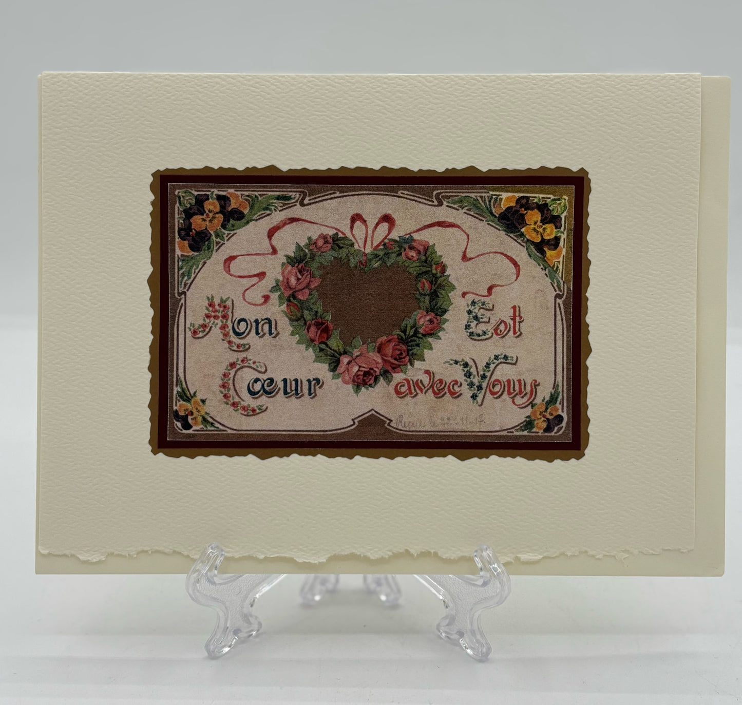 Mon Coeur Valentine Card