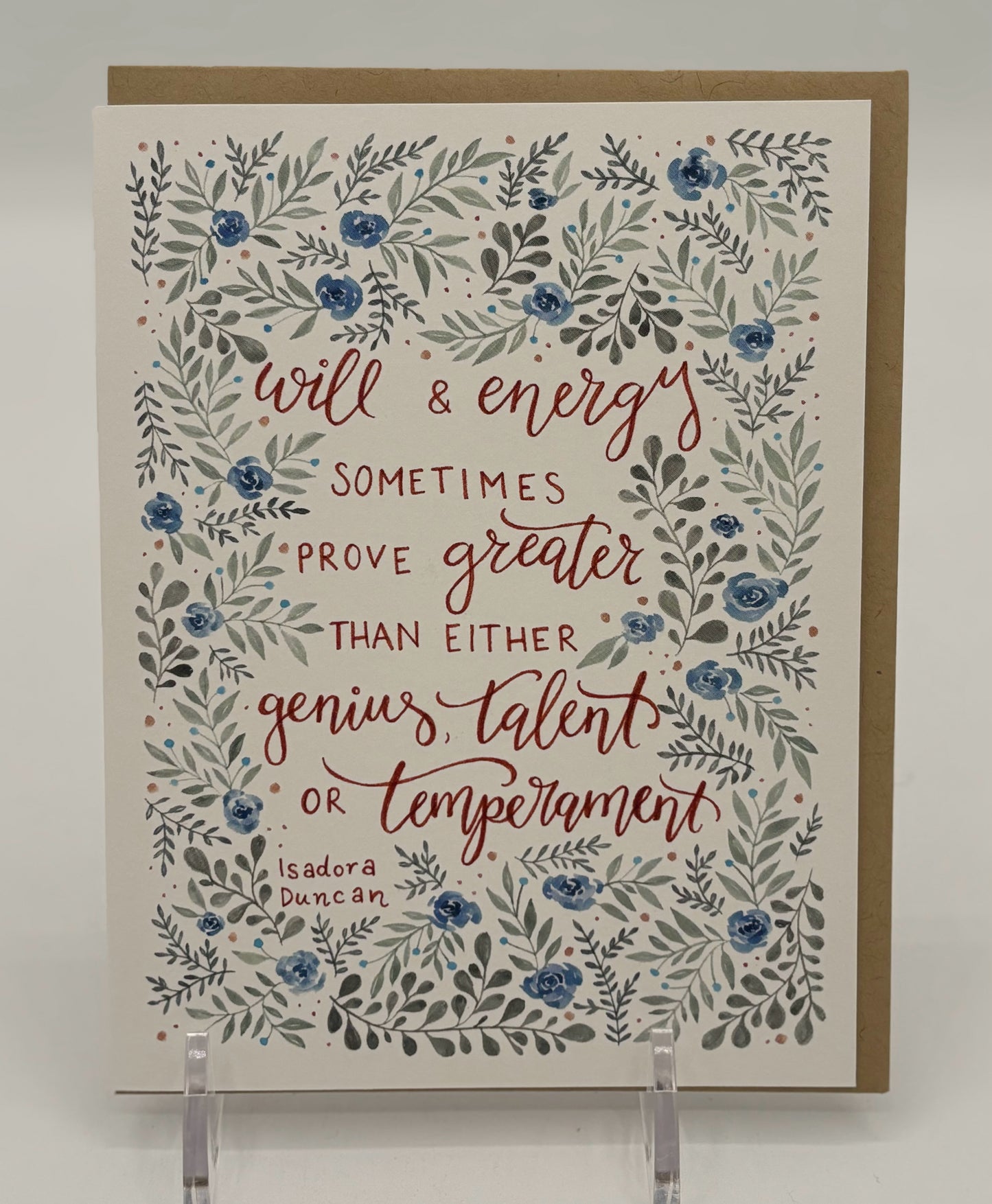 Isadora Duncan Card