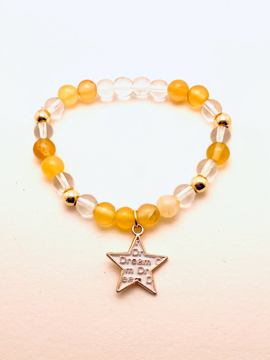 Yellow Star Kids Bracelet