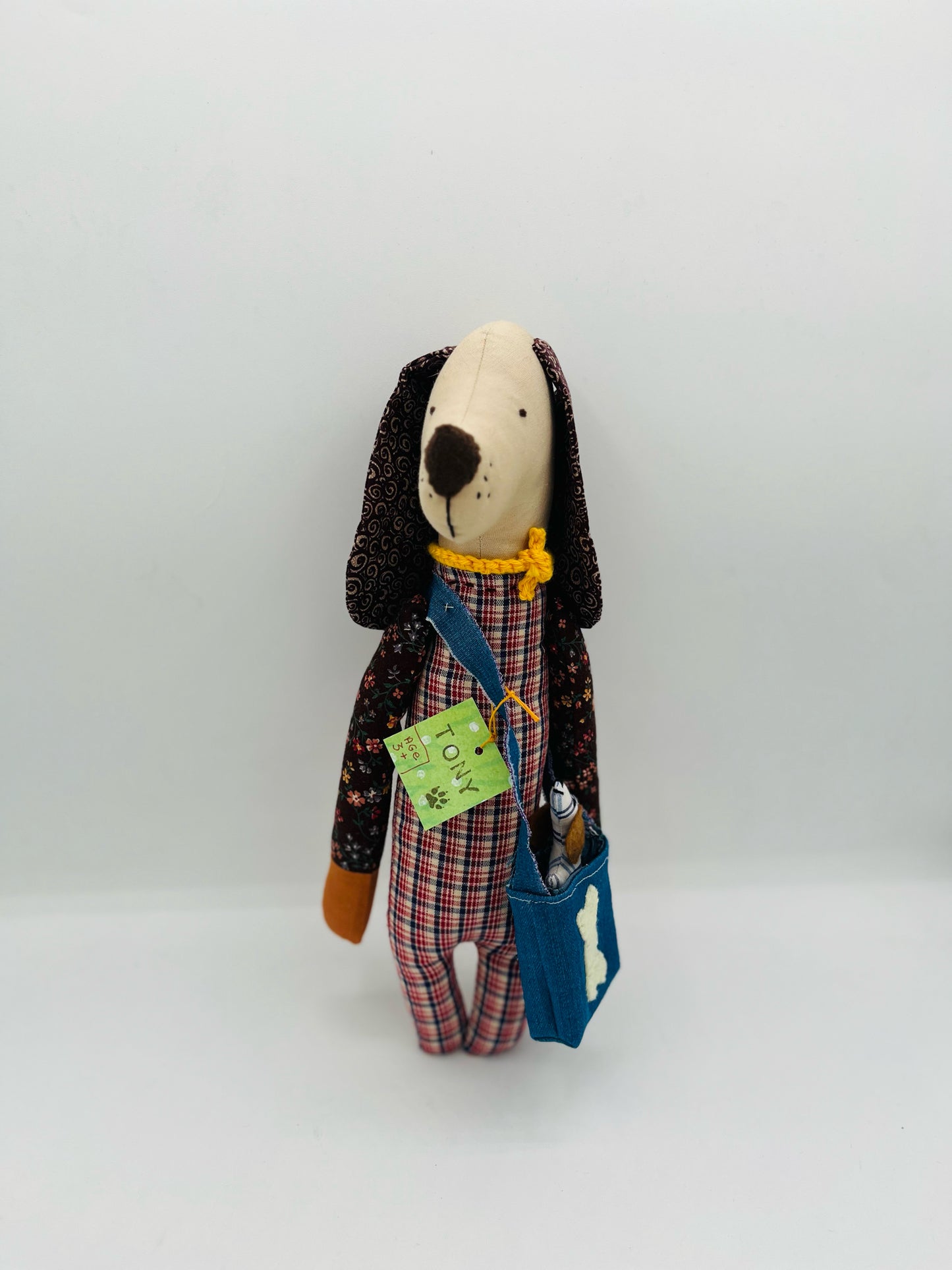 Tony the Dog with Bag