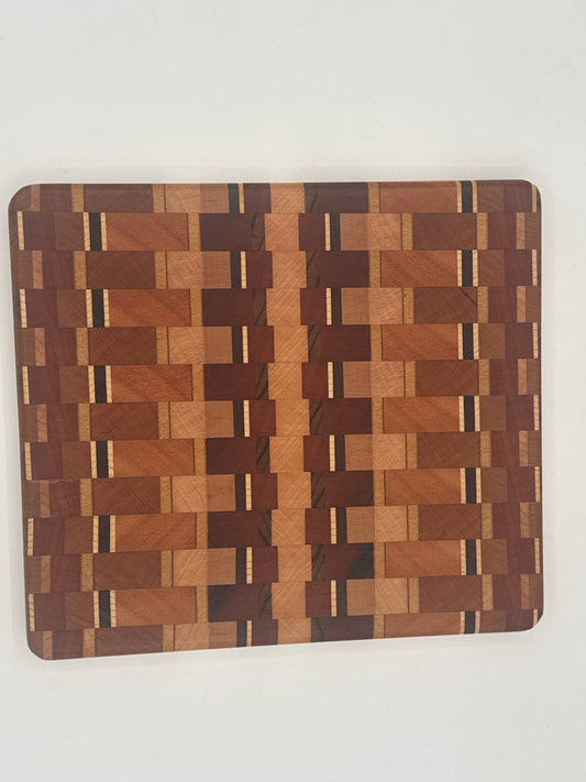 Mixed Harwoods Endgrain Cheese Board