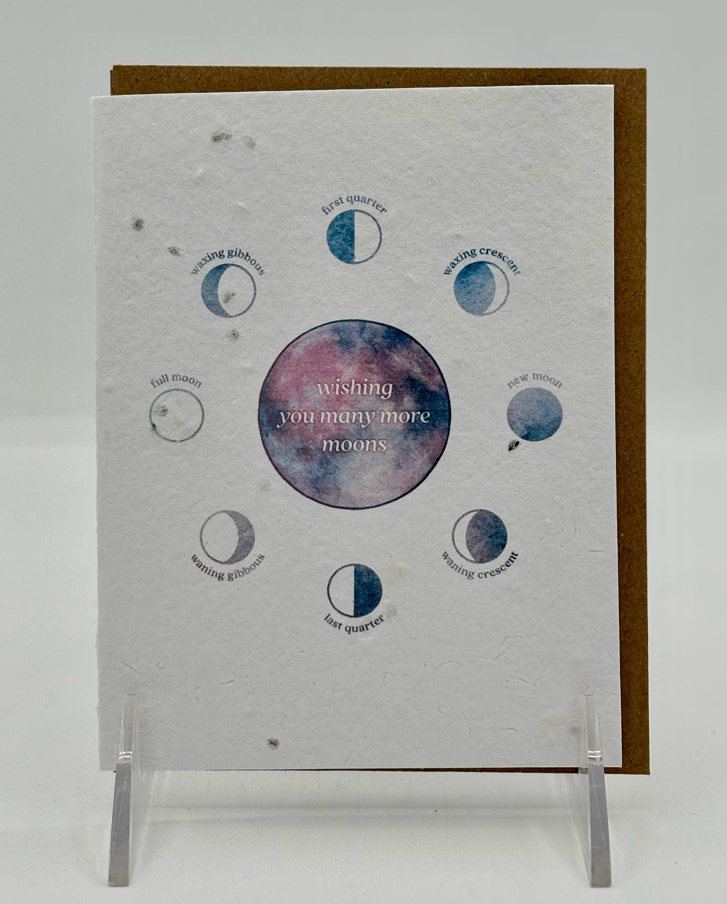 Wishing You Many More Moons Plantable Herb Seed Card