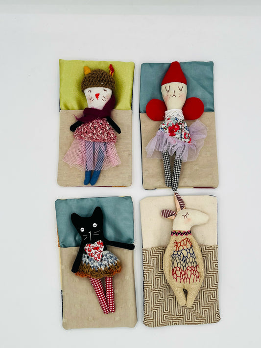 Doll in 7" in Sleeping Bag