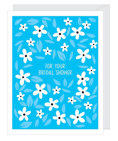 Periwinkle Wedding Shower Card