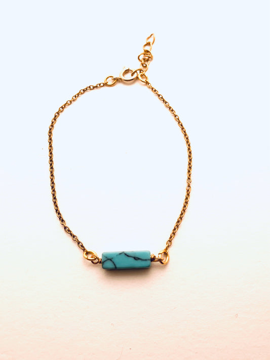 Turquoise Bar Bracelet
