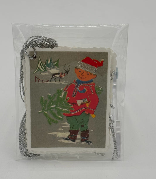 Outdoor Boy 10 Christmas Gift Tags