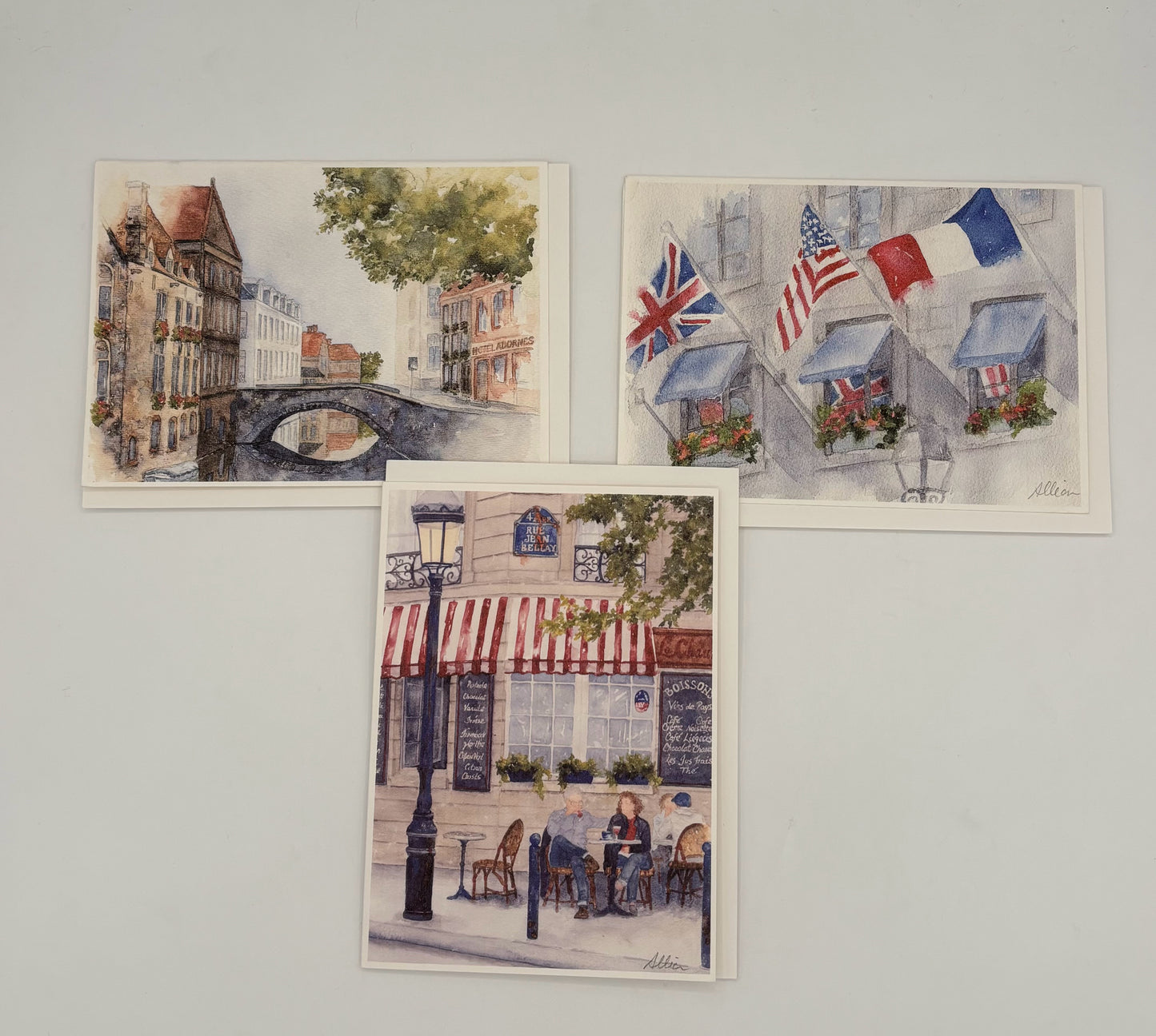 Assorted European Scenes Card
