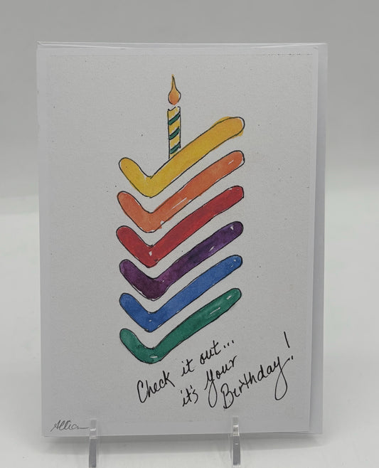 Check It Birthday Card