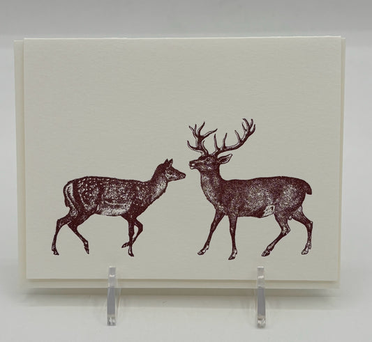 Deer Pair Card