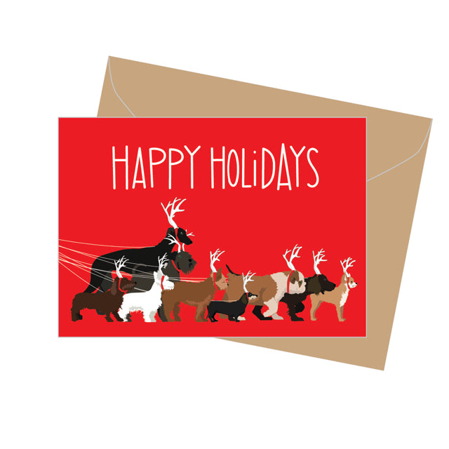 Mini Holiday Dogwalk Enclosure Cards