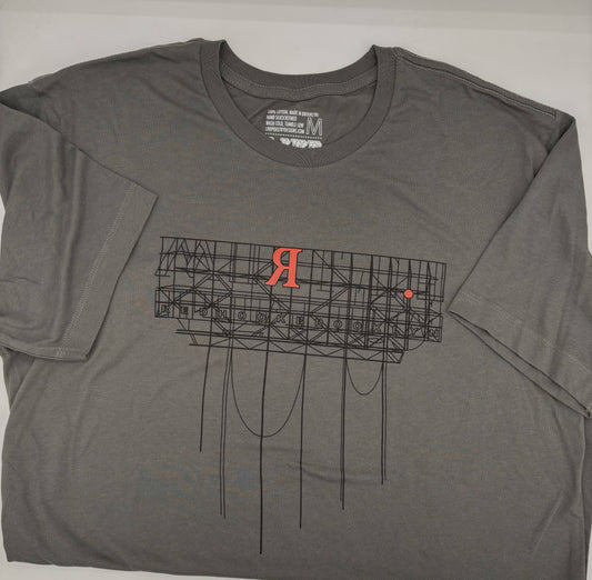 Size M Red Hook Mens Tee Grey