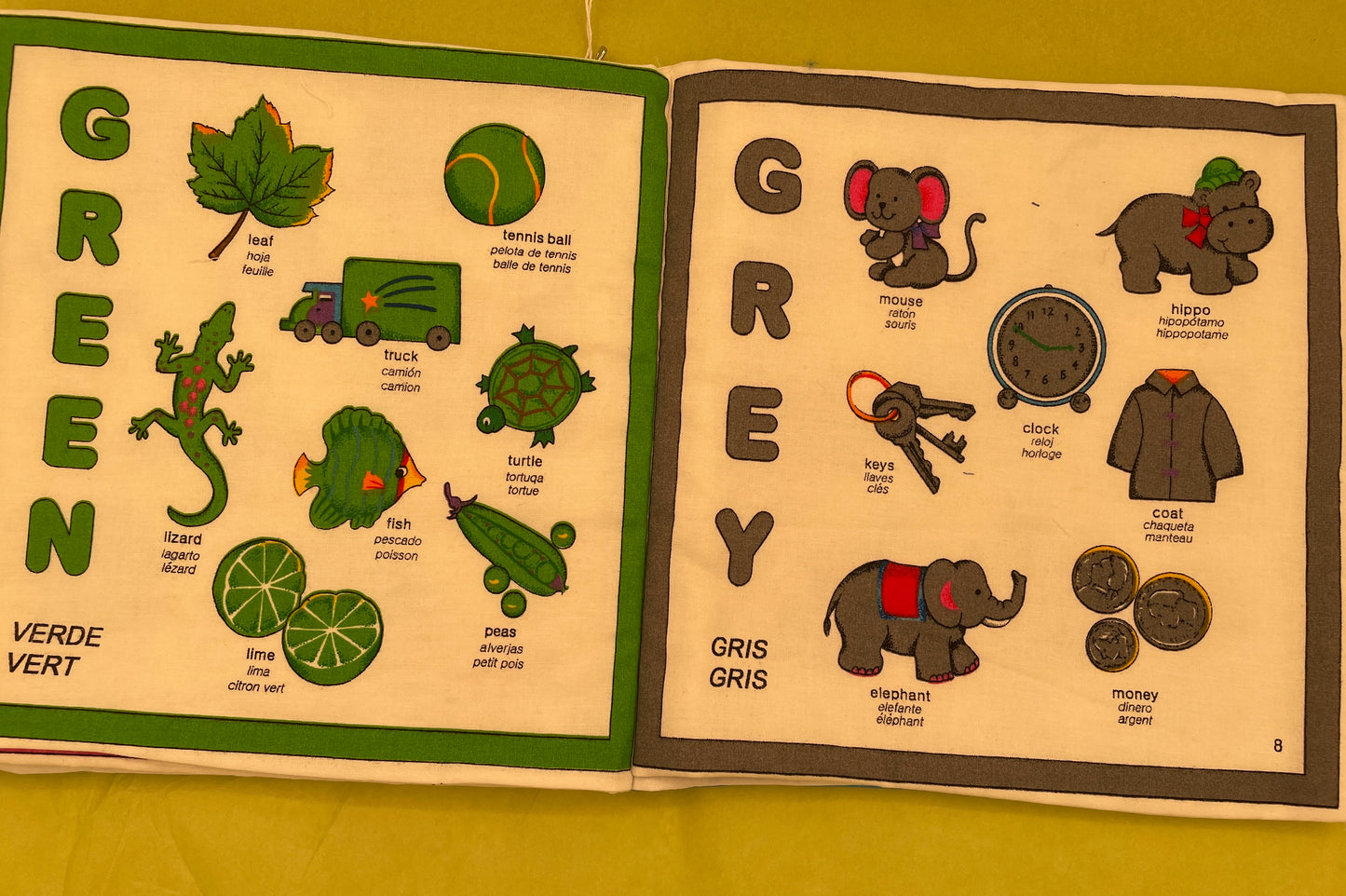 Cloth Book - Colors
