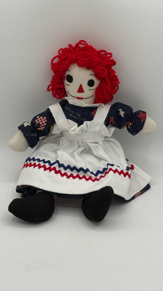 15" Patriotic Raggedy Ann