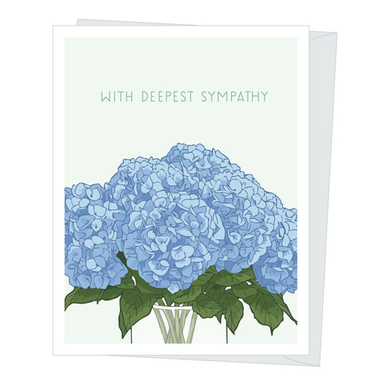 Hydrangea Sympathy Card