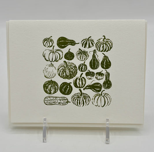 Green Gourds Card