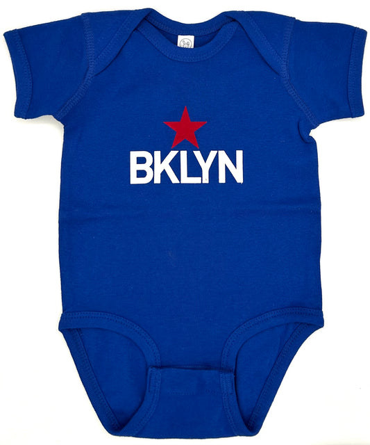 Brooklyn Star Onesie Royal Blue Size 12M