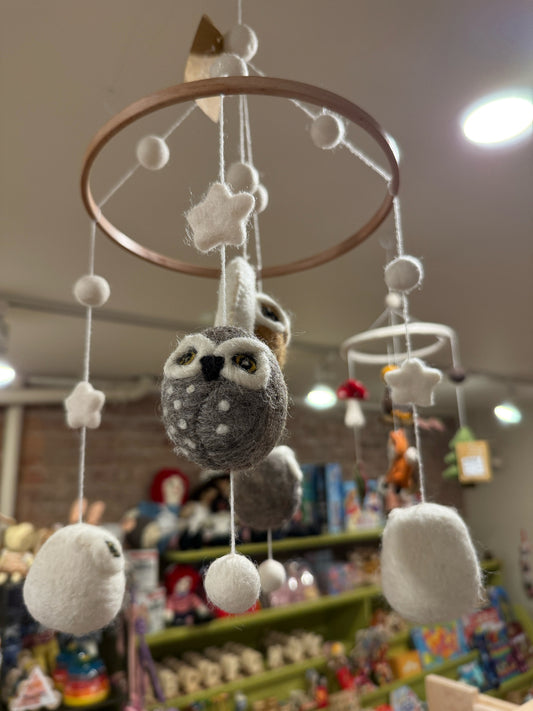 Felt Owl Mobile
